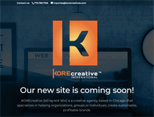 Tablet Screenshot of korecreatives.com